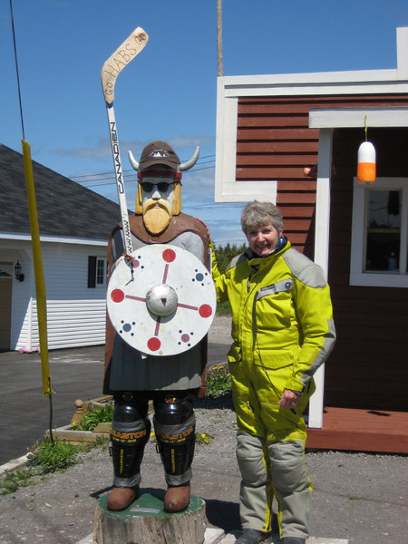 Port Aux Choix Viking Hockey Player