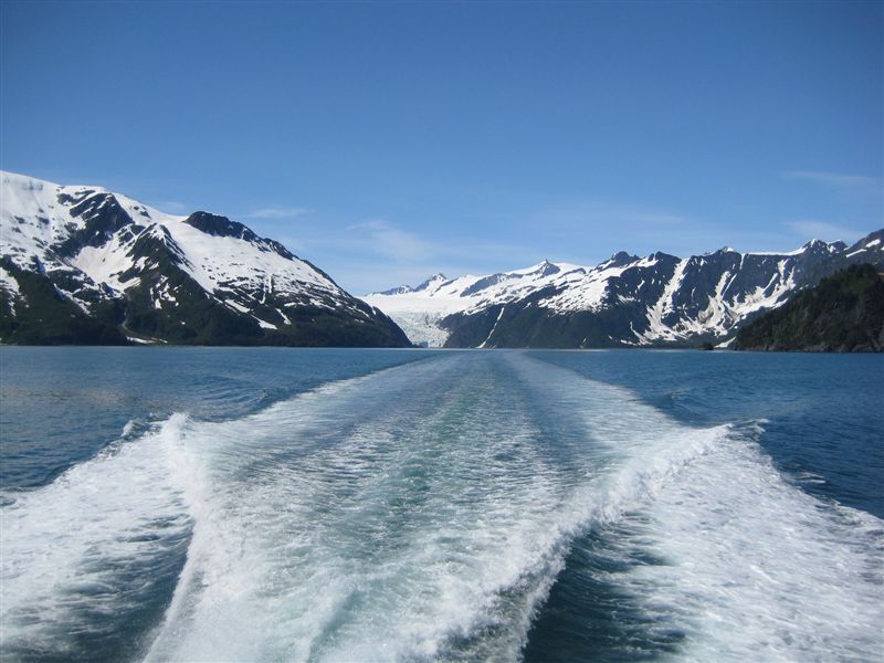 Ship's Wake With Full Power