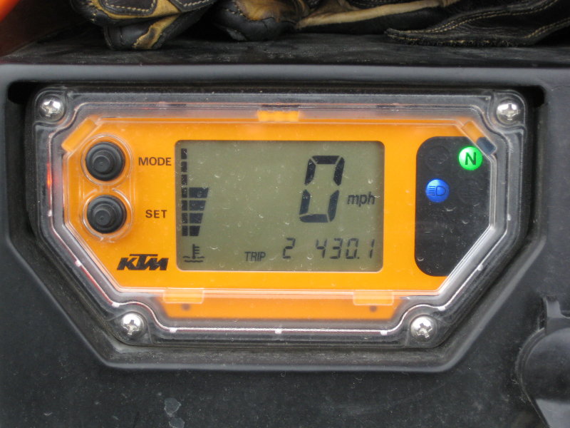 2,430.1 miles covered on pavement and gravel