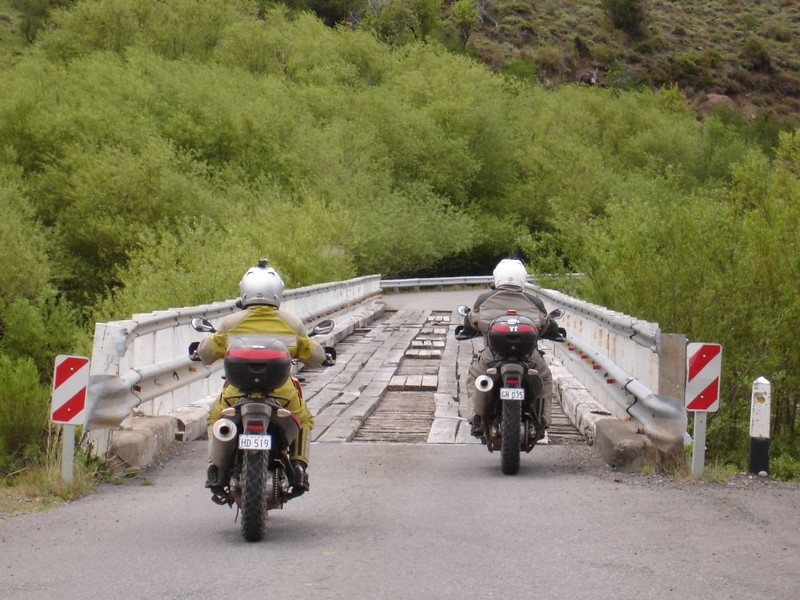 A combination of old and new bridge
