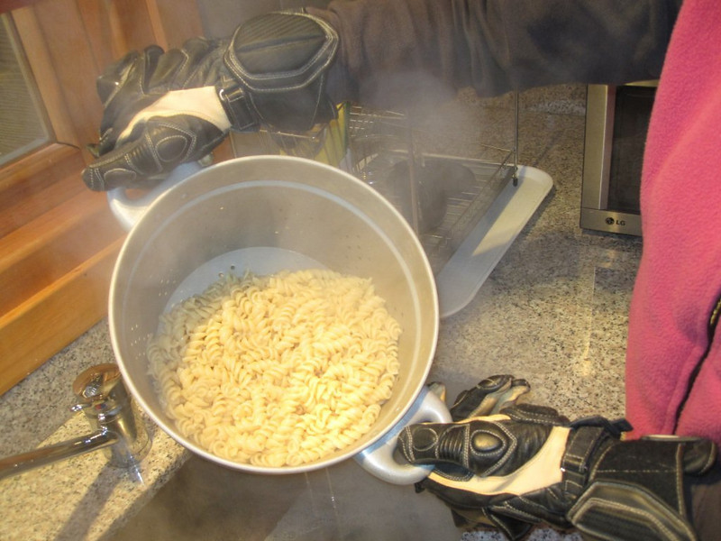 Riding gloves pot holders