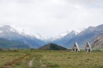 The entry road into the town within the town of El Chalten.